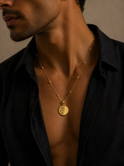 Round KTAGO Gold Plated ZJ jewellery Round KTAGO Gold Plated